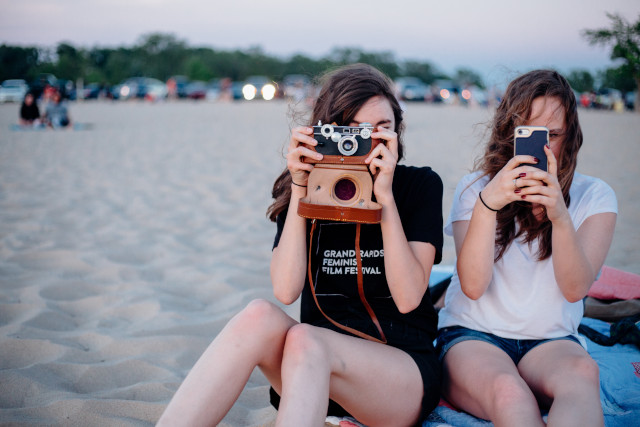 Girls Taking Photos 