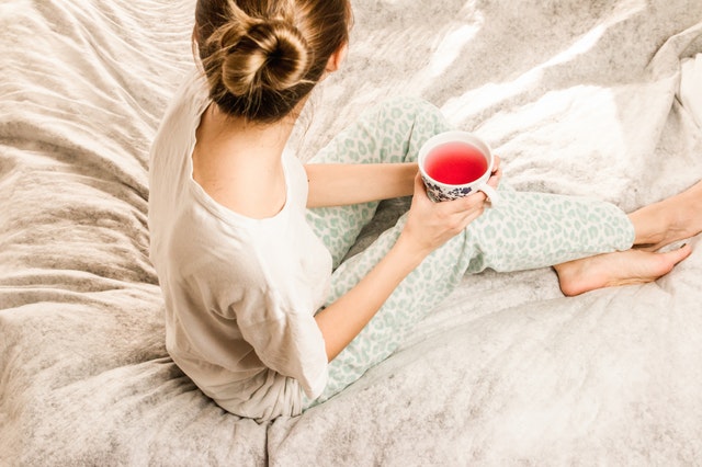 Girl With Tea 